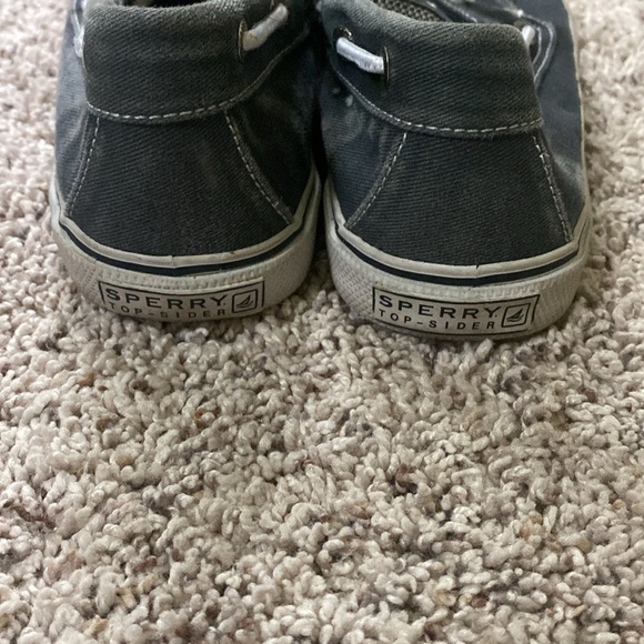 Kids Sperry Top Sider Boat shoes size 13 navy blue and white - Picture 5 of 5
